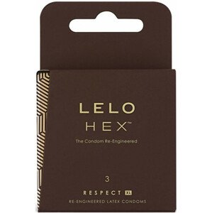 LELO Hex Respect – XL óvszerek (3 db)