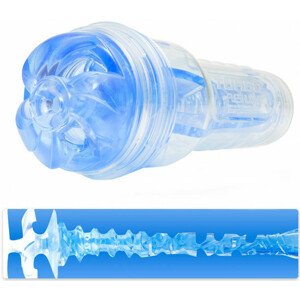 Fleshlight Turbo Thrust Blue Ice maszturbátor (25 cm) + ajándék Don Pudre púder (150 g)
