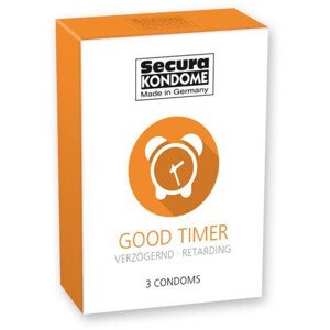 Secura Good Timer - ejakuláció késleltető óvszerek (3db)